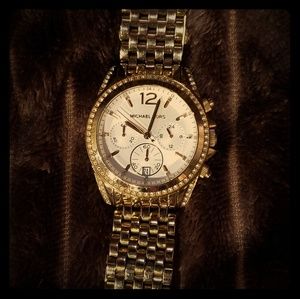 Authentic MK gold watch